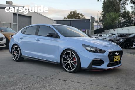 Blue 2019 Hyundai I30 Fastback Fastback N Performance LUX