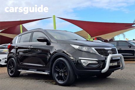 Black 2012 Kia Sportage Wagon SLI (awd)