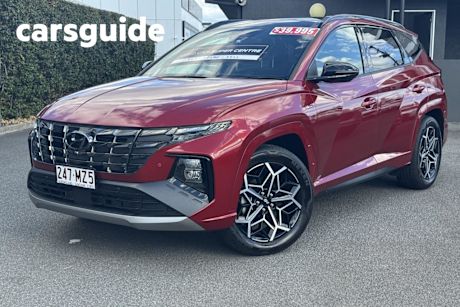 Red 2023 Hyundai Tucson Wagon Highlander (fwd)