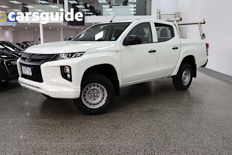 White 2019 Mitsubishi Triton Double Cab Pick Up GLX (4X4)