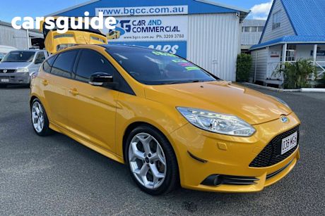 Yellow 2012 Ford Focus Hatchback ST