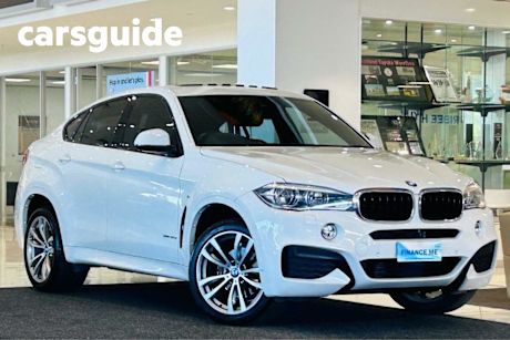 White 2016 BMW X6 Coupe Xdrive 30D