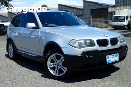 Silver 2004 BMW X3 Wagon 2.5I