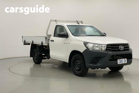 White 2020 Toyota Hilux Cab Chassis Workmate