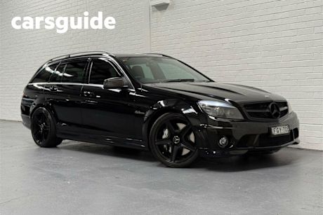 Black 2009 Mercedes-Benz C63 Wagon AMG