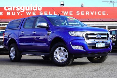 Blue 2015 Ford Ranger Dual Cab Utility XLT 3.2 (4X4)