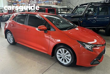 Orange 2024 Toyota Corolla Hatch Ascent