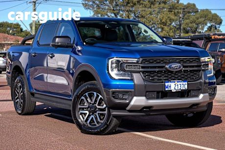 Blue 2024 Ford Ranger Double Cab Pick Up Sport 3.0 (4X4)