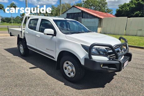 White 2019 Holden Colorado Crew Cab Chassis LS (4X4) (5YR)