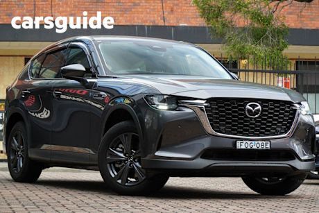 Grey 2025 Mazda CX-60 Wagon G40E Evolve Hybrid