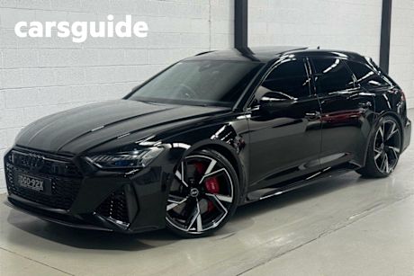 Black 2022 Audi RS 6 Wagon Avant 4.0 Tfsi Quattro Mhev