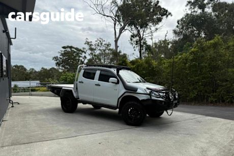 White 2014 Isuzu D-MAX Crew Cab Utility LS-M HI-Ride (4X4)