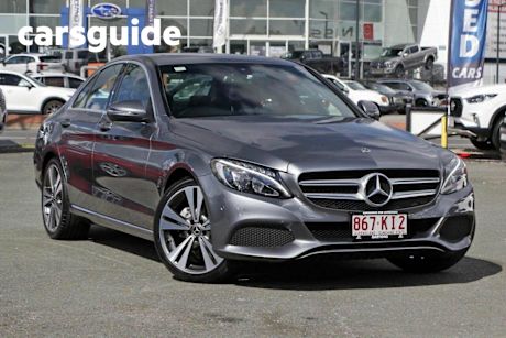 Grey 2018 Mercedes-Benz C200 Sedan