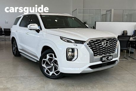 White 2022 Hyundai Palisade Wagon Highlander (8 Seat)
