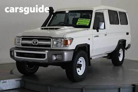 White 2021 Toyota Landcruiser 70 Series Wagon GXL Troop Carrier