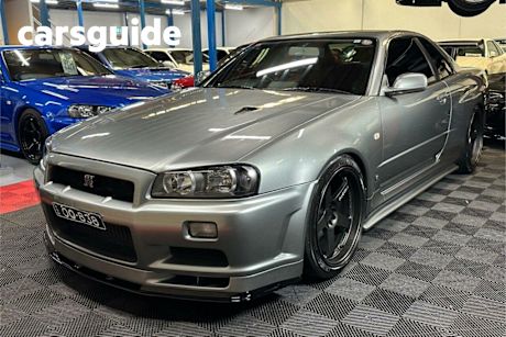 Silver 2000 Nissan Skyline Coupe GT-R V-Spec II