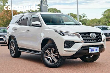 White 2021 Toyota Fortuner Wagon GXL