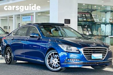 Blue 2015 Hyundai Genesis Sedan (ultimate Pack)