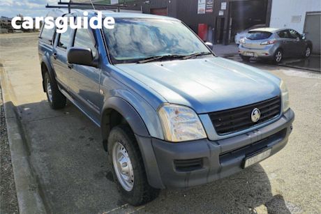 Blue 2003 Holden Rodeo Crew Cab Pickup LX