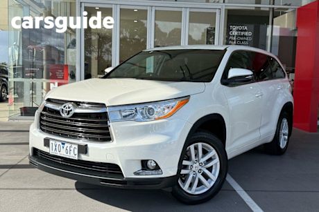 White 2015 Toyota Kluger Wagon GX (4X4)