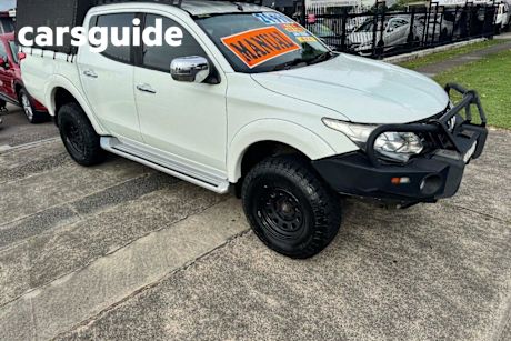 White 2017 Mitsubishi Triton Dual Cab Utility GLS (4X4)