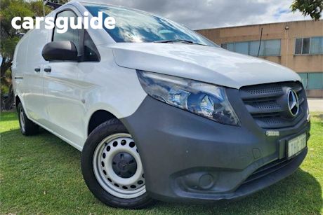 White 2019 Mercedes-Benz Vito Van 114 CDI LWB