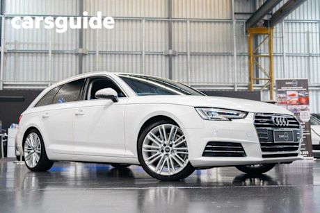 White 2017 Audi A4 Wagon 2.0 Tfsi Quattro Sport