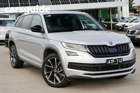 Silver 2018 Skoda Kodiaq Wagon 132 TSI Sportline