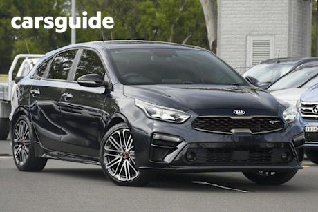 Blue 2021 Kia Cerato Hatchback GT Safety Pack