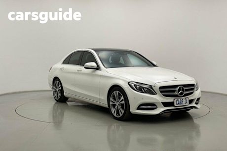 White 2014 Mercedes-Benz C200 Sedan