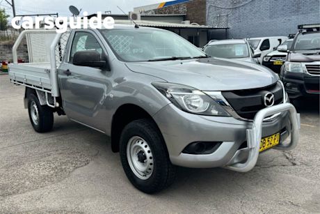 Silver 2018 Mazda BT-50 Cab Chassis XT (4X2)