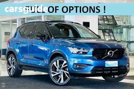 Blue 2019 Volvo XC40 Wagon T5 R-Design (awd)