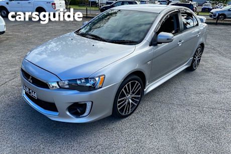 Silver 2016 Mitsubishi Lancer Sedan GSR