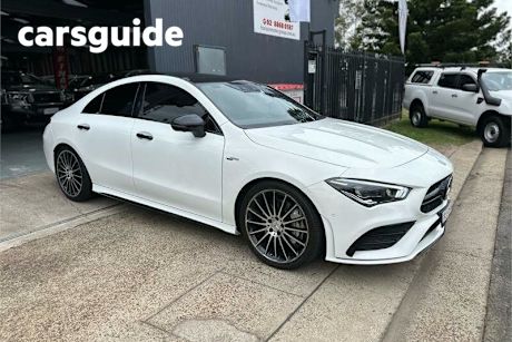 White 2020 Mercedes-Benz CLA35 Coupe 4Matic