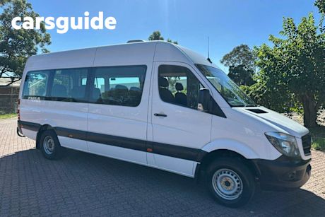 White 2017 Mercedes-Benz Sprinter Commercial 416CDI High Roof LWB 7G-Tronic