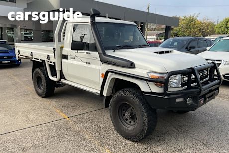 White 2023 Toyota Landcruiser 70 Series Cab Chassis LC79 GXL