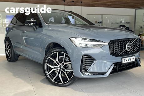 Grey 2021 Volvo XC60 Wagon B6 R-Design Mhev