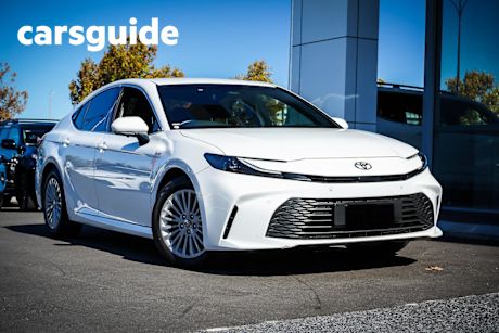 White 2024 Toyota Camry Sedan Ascent Hybrid