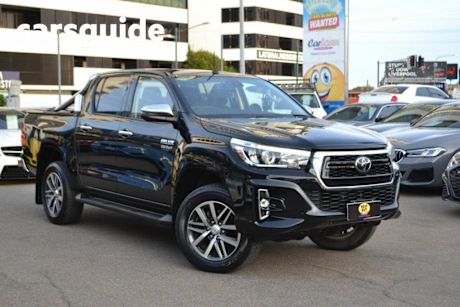 Black 2019 Toyota Hilux Double Cab Pick Up SR5 (4X4)
