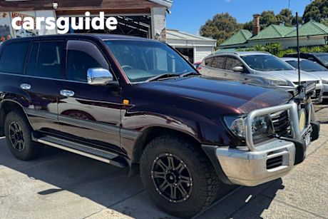 Red 2002 Toyota Landcruiser Wagon GXL (4X4)