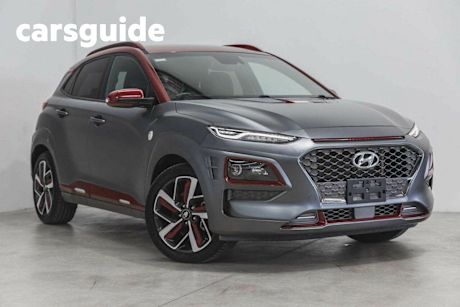 Grey 2019 Hyundai Kona Wagon Iron MAN Edition