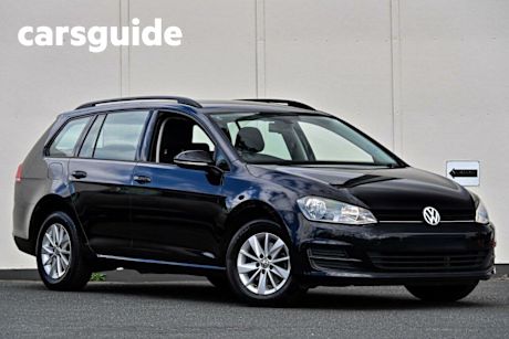 Black 2016 Volkswagen Golf Wagon 92 TSI Trendline