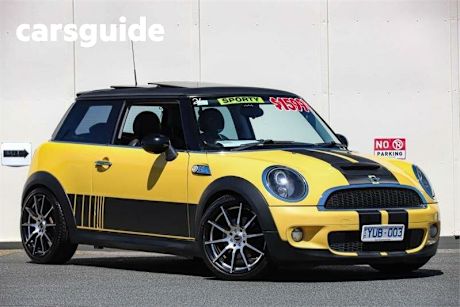 Yellow 2007 Mini Cooper Hatchback S