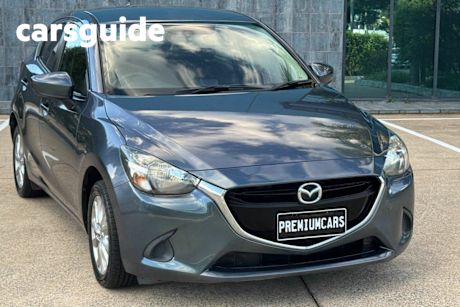 Grey 2014 Mazda 2 Hatchback Maxx