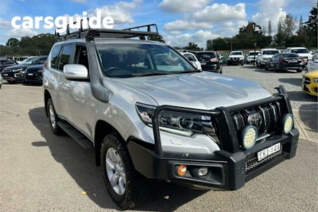 Silver 2019 Toyota Landcruiser Prado Wagon GXL (4X4)