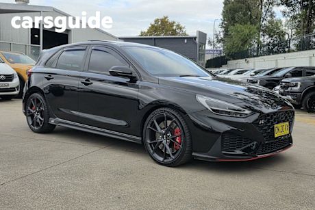 Black 2021 Hyundai I30 Hatchback N Premium With Sunroof