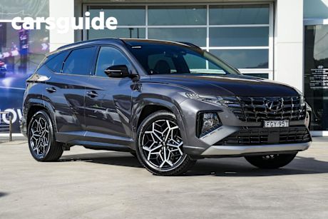Grey 2021 Hyundai Tucson Wagon Highlander N Line (fwd)