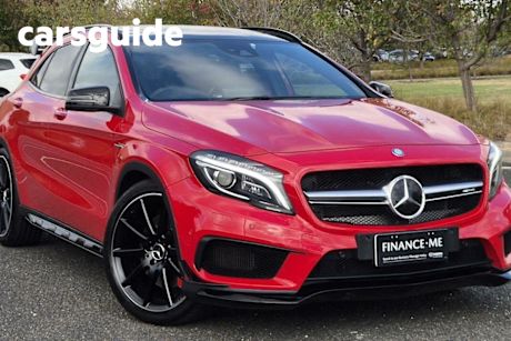 Red 2016 Mercedes-Benz GLA45 Wagon 4Matic