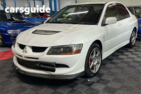 White 2004 Mitsubishi Lancer OtherCar Evolution VIII MR