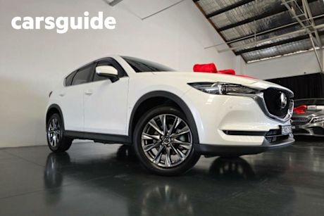 White 2021 Mazda CX-5 Wagon Akera Turbo (awd)